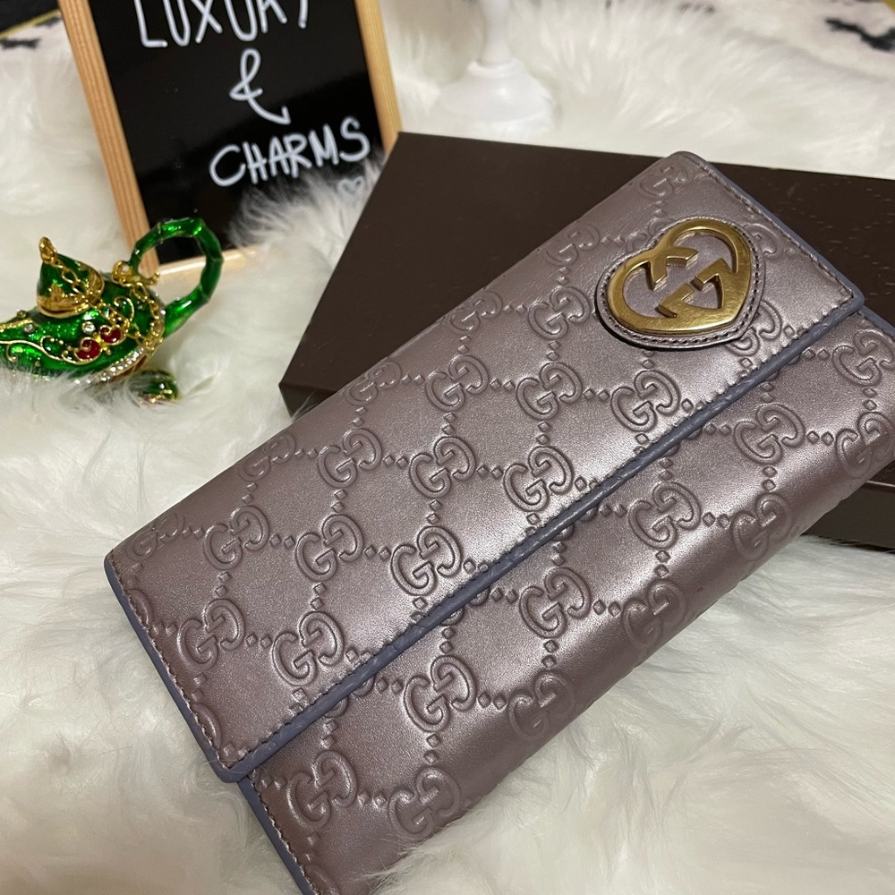 Gucci Long Wallet Authentic